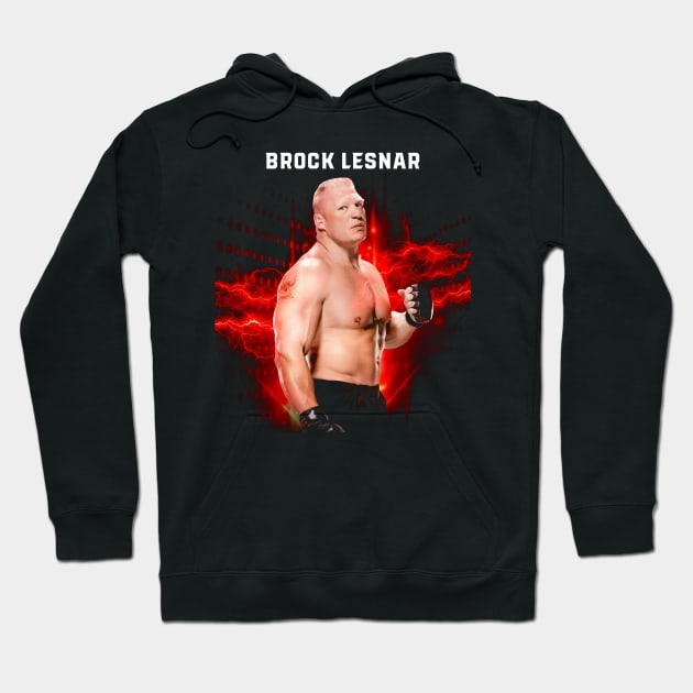 Brock Lesnar Hoodie by Crystal and Diamond